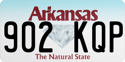 AR license plate 902KQP