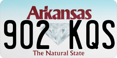 AR license plate 902KQS