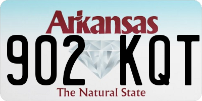 AR license plate 902KQT