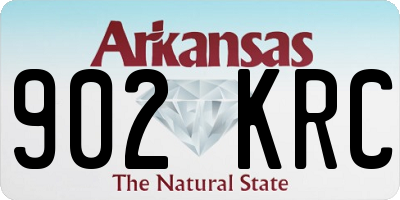 AR license plate 902KRC