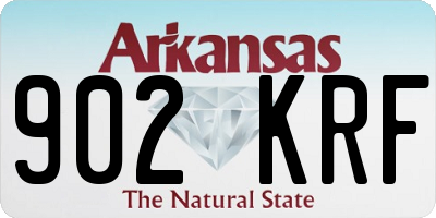 AR license plate 902KRF