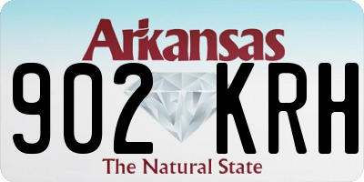 AR license plate 902KRH