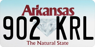 AR license plate 902KRL