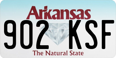 AR license plate 902KSF