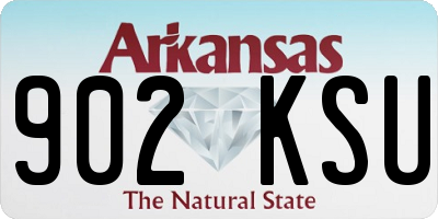AR license plate 902KSU