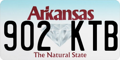 AR license plate 902KTB
