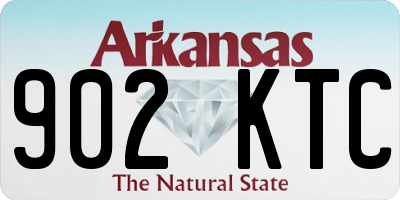 AR license plate 902KTC