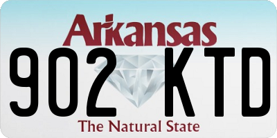 AR license plate 902KTD