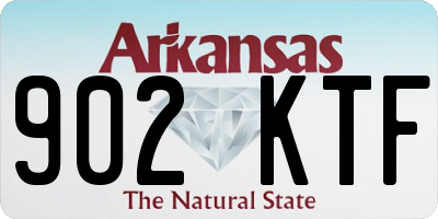 AR license plate 902KTF