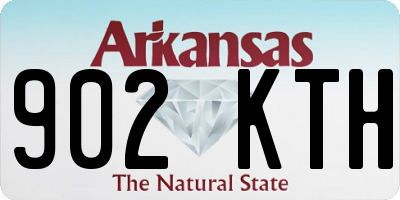 AR license plate 902KTH