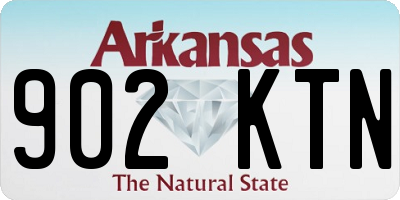 AR license plate 902KTN