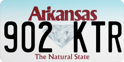 AR license plate 902KTR