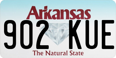 AR license plate 902KUE