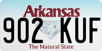 AR license plate 902KUF