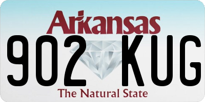 AR license plate 902KUG