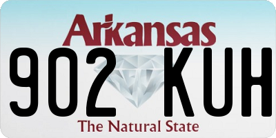 AR license plate 902KUH