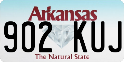 AR license plate 902KUJ