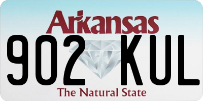 AR license plate 902KUL