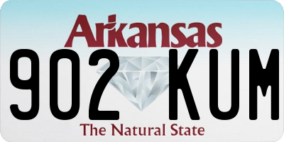 AR license plate 902KUM