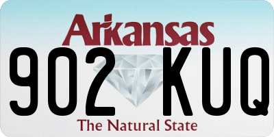 AR license plate 902KUQ