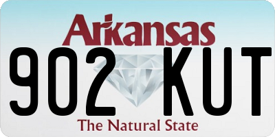 AR license plate 902KUT