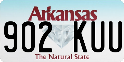 AR license plate 902KUU