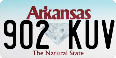 AR license plate 902KUV