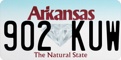 AR license plate 902KUW