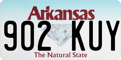 AR license plate 902KUY