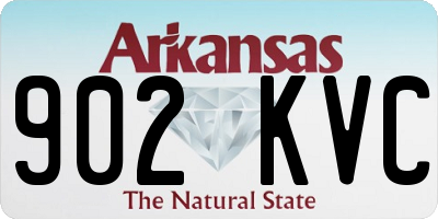AR license plate 902KVC