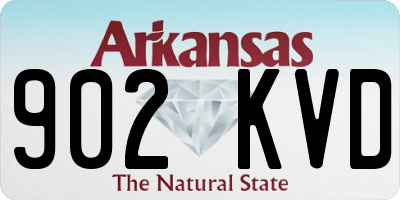 AR license plate 902KVD