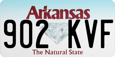 AR license plate 902KVF