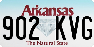 AR license plate 902KVG