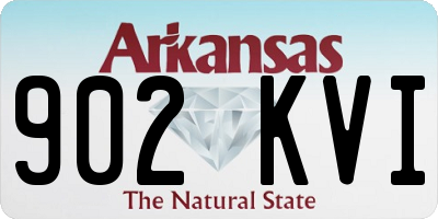 AR license plate 902KVI