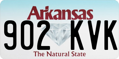 AR license plate 902KVK