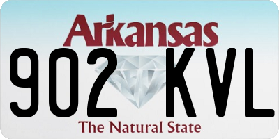 AR license plate 902KVL