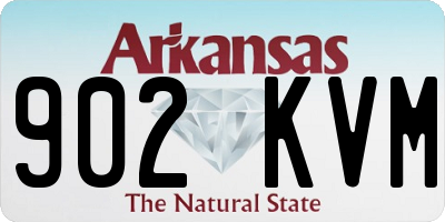 AR license plate 902KVM