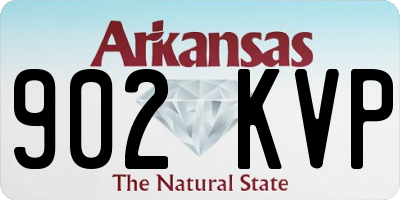 AR license plate 902KVP