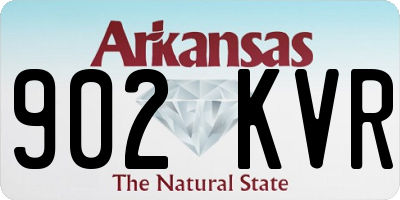 AR license plate 902KVR