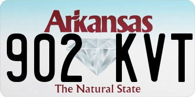 AR license plate 902KVT