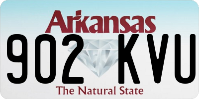 AR license plate 902KVU