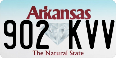 AR license plate 902KVV