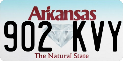 AR license plate 902KVY