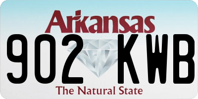 AR license plate 902KWB