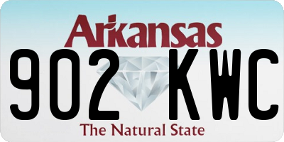 AR license plate 902KWC