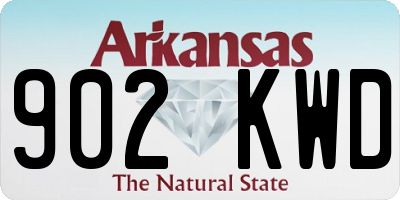 AR license plate 902KWD