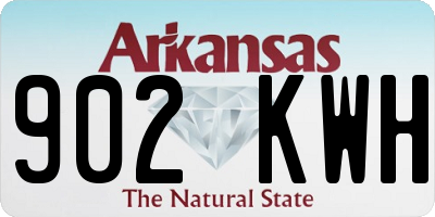 AR license plate 902KWH