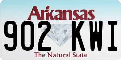 AR license plate 902KWI