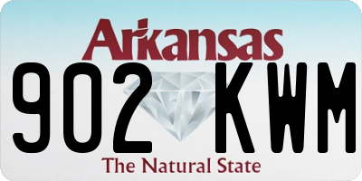 AR license plate 902KWM
