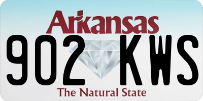AR license plate 902KWS